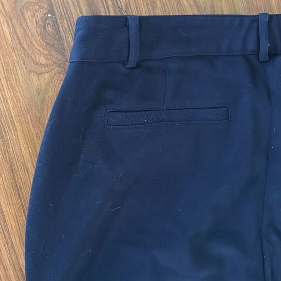 Ralph Lauren Edita navy pants wool  straight leg size 6 - Picture 5 of 6